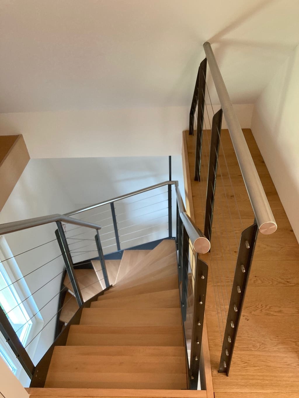 Treppe ins Dachgeschoss